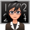 Woman Teacher: Medium-Light Skin Tone