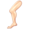 Leg: Light Skin Tone