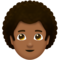 Man: Medium-Dark Skin Tone, Curly Hair