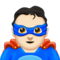 Man Superhero: Light Skin Tone