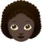 Woman: Dark Skin Tone, Curly Hair