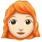 Woman: Light Skin Tone, Red Hair