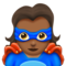 Woman Superhero: Medium-Dark Skin Tone