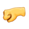 Pěst mířící doleva