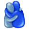 ハグする人