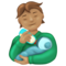 授乳する人：中間の肌色