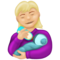 授乳する女性：やや薄い肌色
