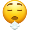 Twarz wypuszczająca powietrze