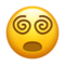 Twarz ze spiralnymi oczami