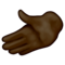 Leftwards Hand: Dark Skin Tone