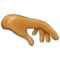 Palm Down Hand: Medium Skin Tone