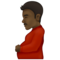 Pregnant Man: Dark Skin Tone