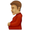 Pregnant Man: Medium Skin Tone