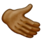 Rightwards Hand: Medium-Dark Skin Tone