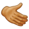 Rightwards Hand: Medium Skin Tone