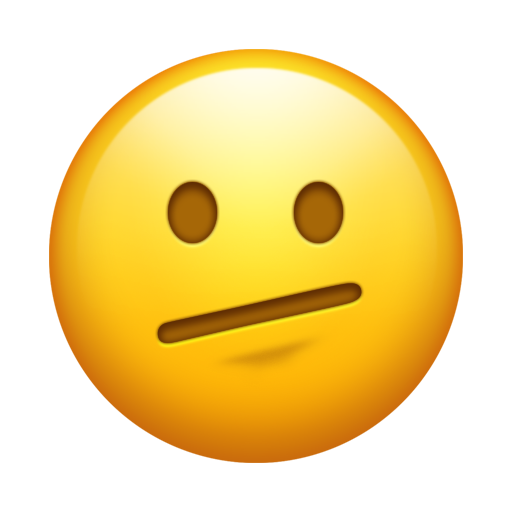Face with Diagonal Mouth