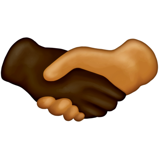Handshake: Dark Skin Tone, Medium Skin Tone