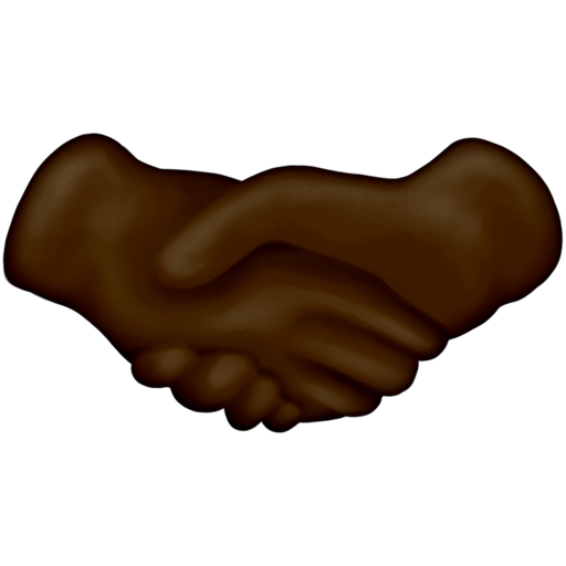 Handshake: Dark Skin Tone