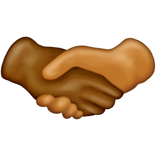 Handshake: Medium-Dark Skin Tone, Medium Skin Tone