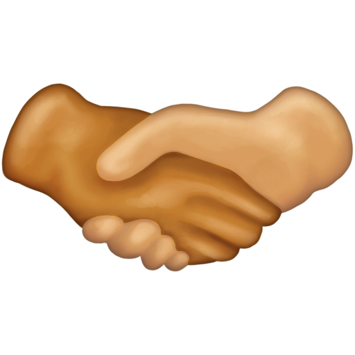 Handshake: Medium Skin Tone, Medium-Light Skin Tone