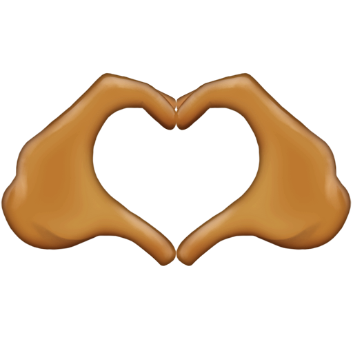 Heart Hands: Medium Skin Tone