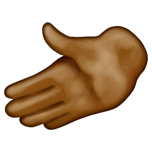 Leftwards Hand: Medium-Dark Skin Tone