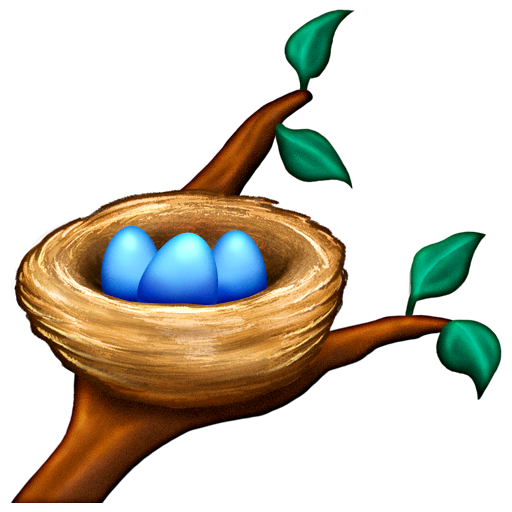Nest with Eggs