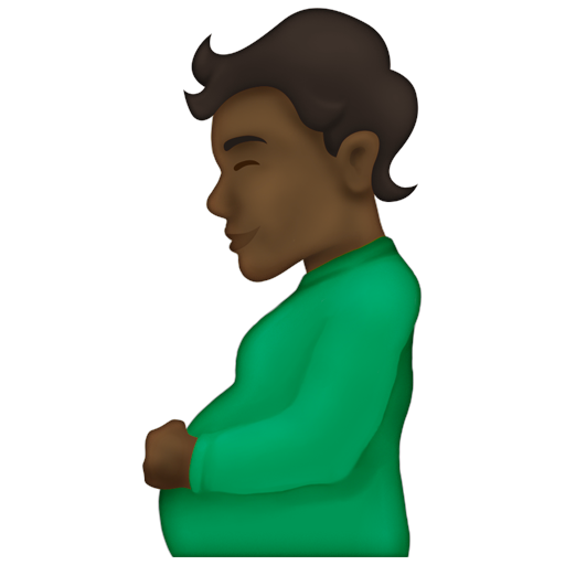 Pregnant Person: Dark Skin Tone
