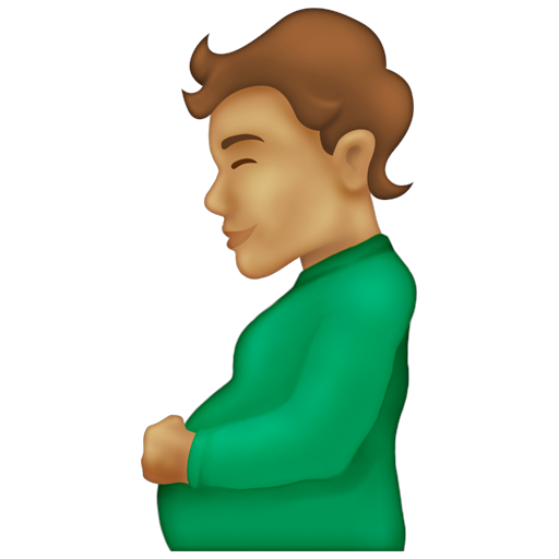 Pregnant Person: Medium Skin Tone