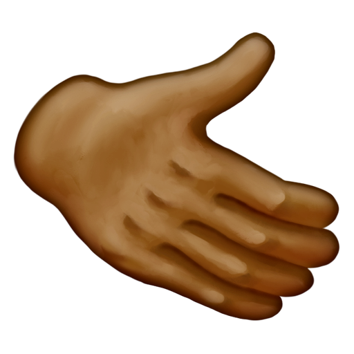 Rightwards Hand: Medium-Dark Skin Tone