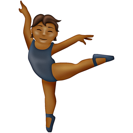 Ballet Dancer: Medium-Dark Skin Tone