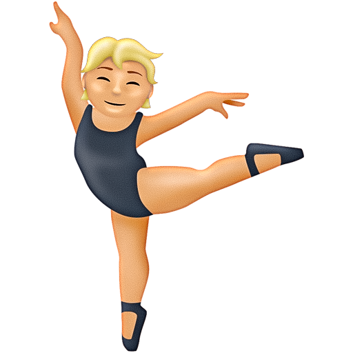 Ballet Dancer: Medium-Light Skin Tone