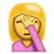 Person Facepalming