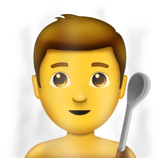 Man in Steamy Room