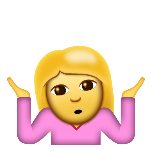 Person Shrugging
