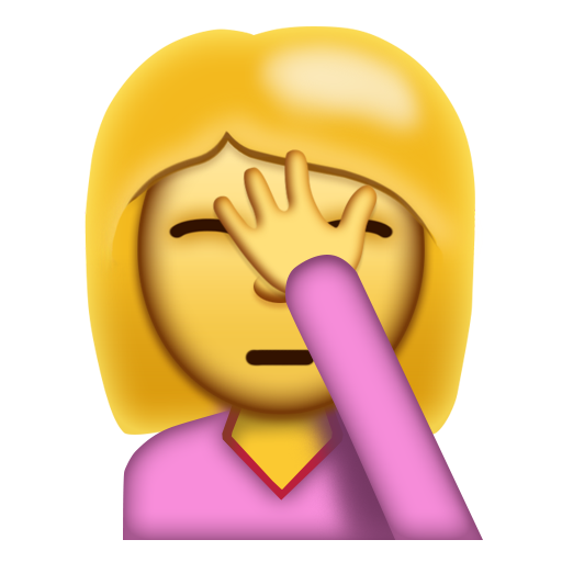 Person Facepalming