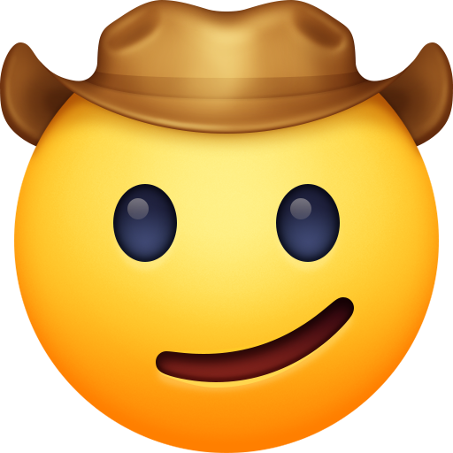 Rosto Com Chapéu De Caubói