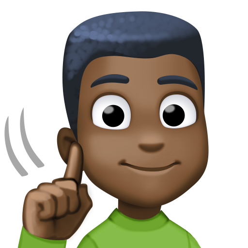 Homem Surdo: Tom de Pele Escuro