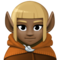 Elfo: Tom de Pele Escuro