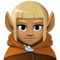 Elfo: Tom de Pele Médio-Escuro