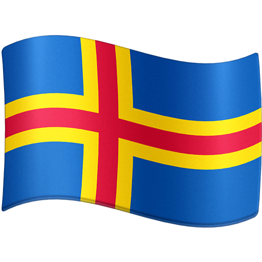 Vlajka: Ålandské ostrovy