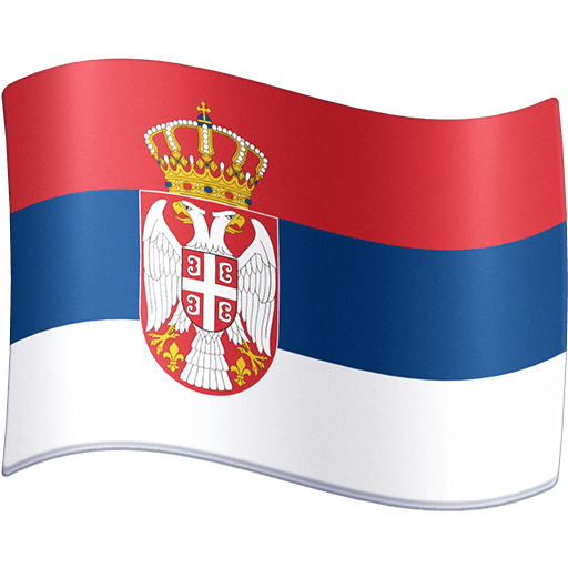Vlajka: Srbsko