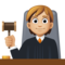 Juiz No Tribunal: Tom de Pele Médio-Claro