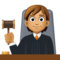 Juiz No Tribunal: Tom de Pele Médio