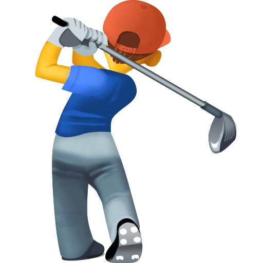 Homem Golfista