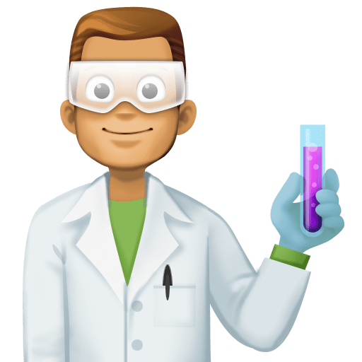Cientista Homem: Tom de Pele Médio