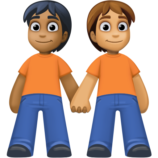 Pessoas De Mãos Dadas: Tom de Pele Médio-Escuro, Tom de Pele Médio