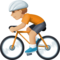 Ciclista: Tom de Pele Médio-Claro