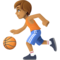 Pessoa Jogando Basquete: Tom de Pele Médio