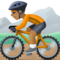Pessoa Fazendo Mountain Bike: Tom de Pele Médio-Escuro
